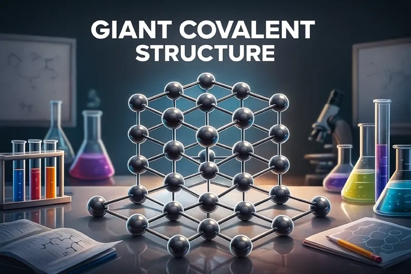 Giant Covalent Structure: Immense lattices of strongly bonded atoms create high-melting